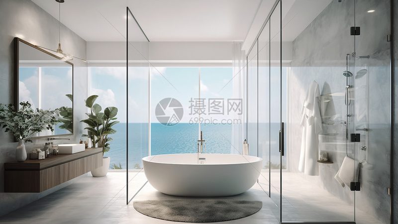 别墅卫生间，如何科学规划各功能区尺寸？**